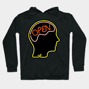 OPEN-MINDED by Tai's Tees Hoodie